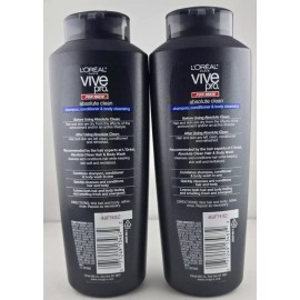 L'Oréal L'OREAL VIVE PRO FOR MEN ABSOLUTE CLEAN HAIR BODY WASH 13 OZ  ( 2pcs )