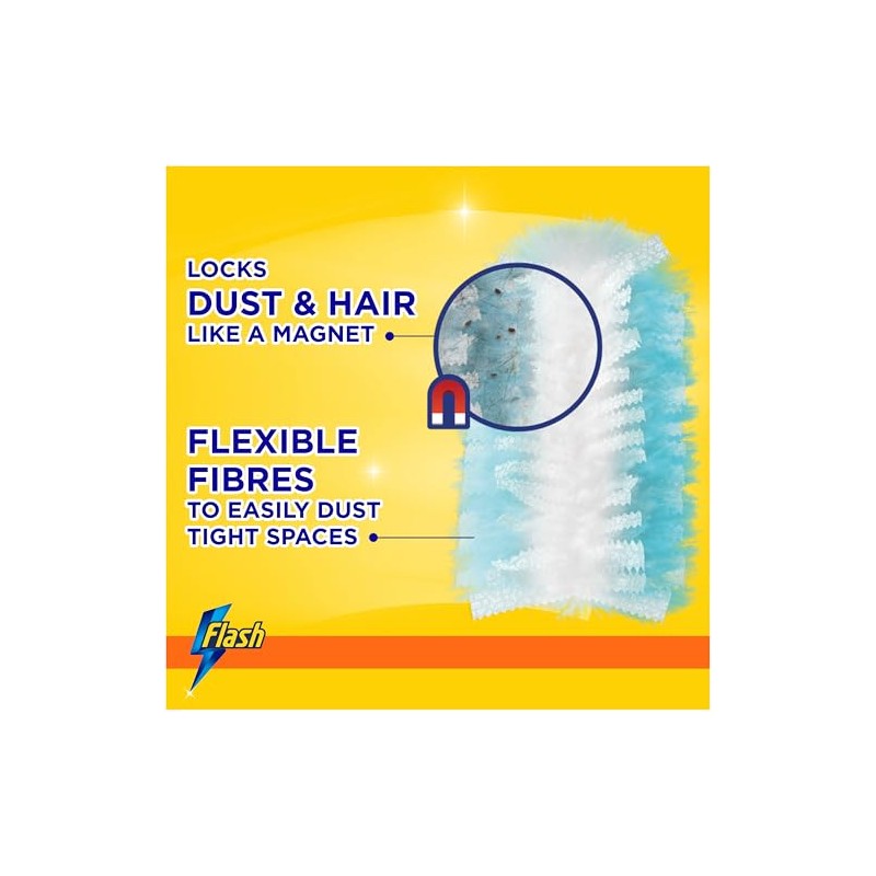 Flash Duster Dust Magnet Starter Kit (1 Handle + 13