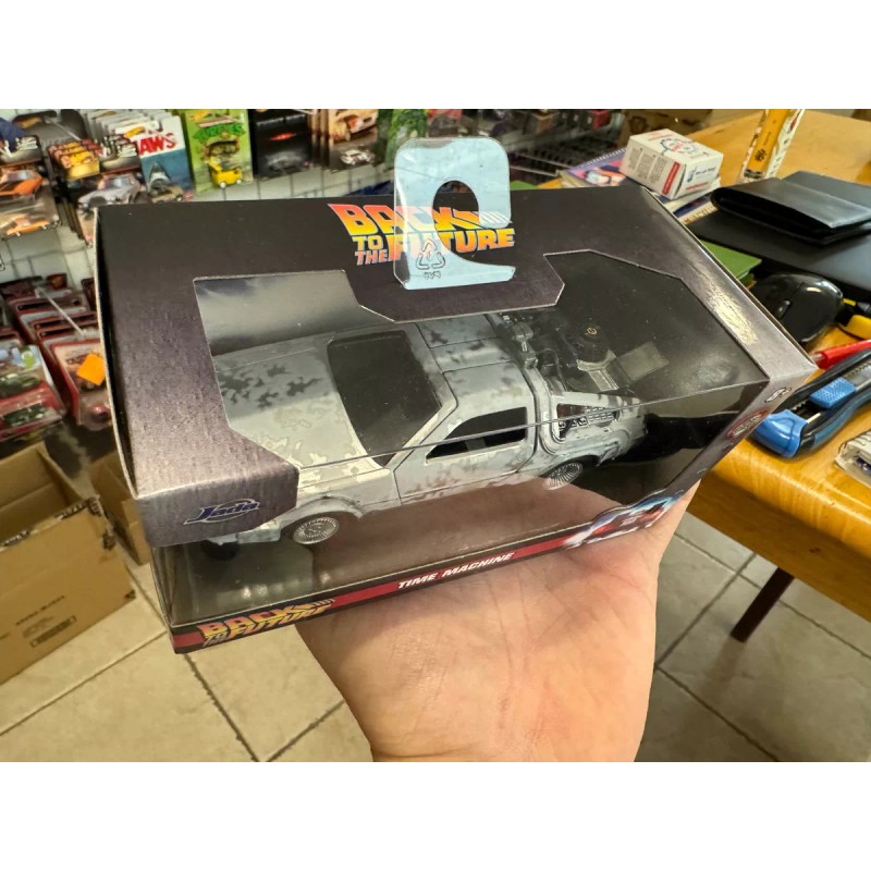 Jada 1/32 Time Machine Frost Delorean Volver Al Futuro Dmc