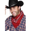 Smiffy's Cowboy Bandanna Western Design - Red
