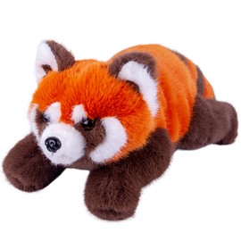 ARELUX Soft 18in Red Panda Stuffed Animals: Red Panda Plush Cute Cuddly Body Pillow Hug Sleeping Fluffy Wild Animal Toys Bed Decor Plushie Doll Friends Family Member