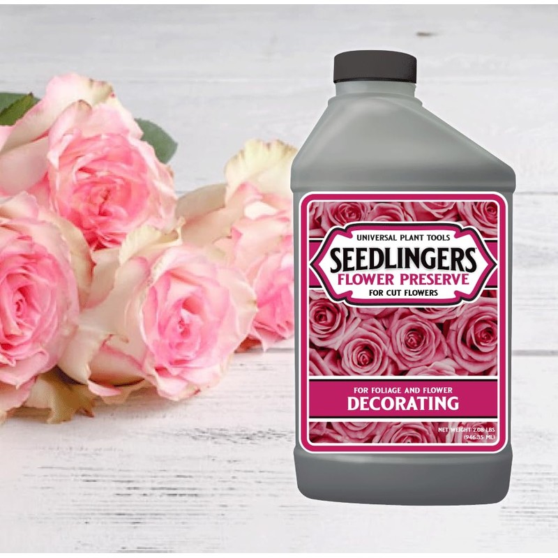 Seedlingers Flower Preserve Pint Concentrate Bottle