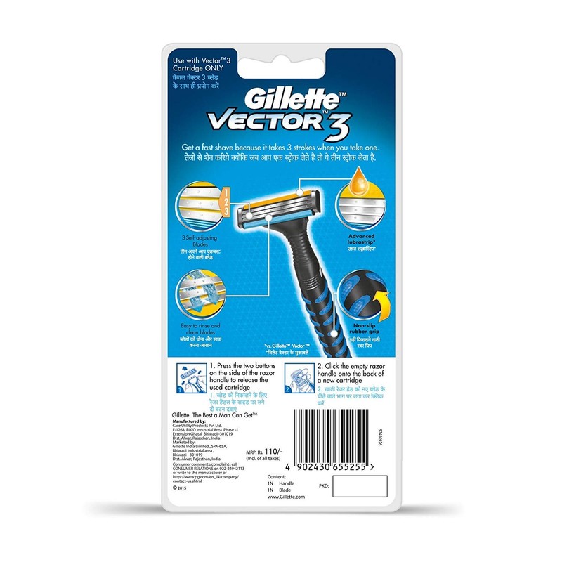 Vector 3 Manual Shaving Razor