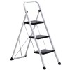 Segawe 3 Step Ladder Lightweight Folding Step Stool with Wide