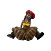 6.25" Medium Rasta Jamaican Man Holding Bowl Polyresin Ashtray Decoration