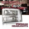G-PLUS Headlights Assembly, Compatible with 2005 2006 2007 Ford F250