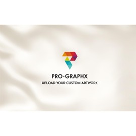 Color Guard Flag - CUSTOM ARTWORK UPLOAD - Practice Flags, Marching Band Flags, Curved Rectangle Indoor Competition, Performance ARC Flag, Vibrant Colors, Made in USA, Durable Polyester Silk (REC)