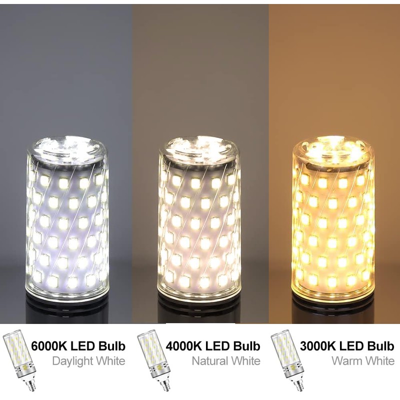 inShareplus LED Light Bulb, 16W E12 Base, 1500LM 120W Equivalent,