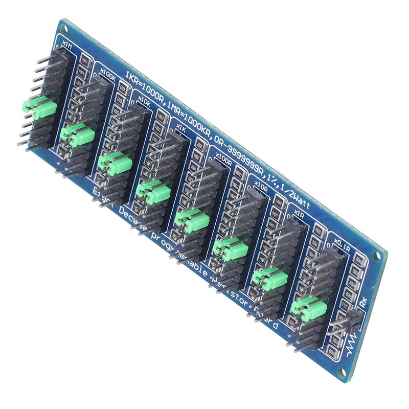 0.1R-9999999R Seven Decades Programmable Resistor Board Adjustable Resistance Sliding Resistance