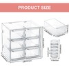 Stackable Drawer Box, Cosmetic Organiser with 6 Drawers, Acrylic Make