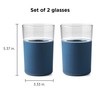 Rabbit Freezable Beer Glasses, Set of 2 Chilling Beer Glasses