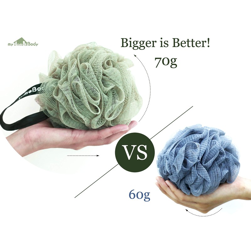 Large Vegetable Sponge 70g Body Shampoo, Bath Sponge | Shower