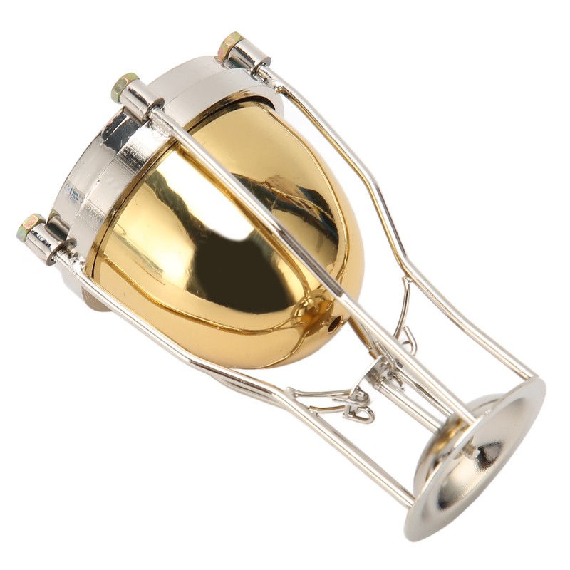 Miniature Timpani Model Decorative Exquisite Copper Timpani Ornament for Graduation