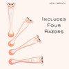 About Beauty Spa Shave 3 Blade Disposable Razors, Includes 4