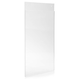 DIN A4 Poster Pocket, Acrylic Glass Pocket, Portrait Format with 2 Holes