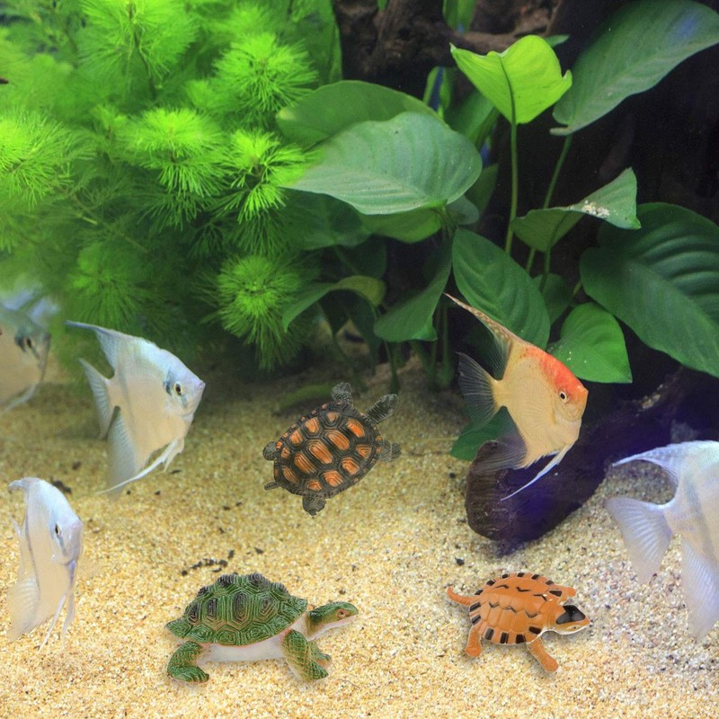 OOTSR 20 Pieces Turtle Figurines, Ocean Animal Small Turtle Realistic
