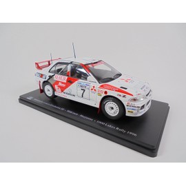 OPO 10 - 1/24 Scale Model Car Compatible with Mitsubishi Lancer Evo III Makinen/Harjanne 1000 Lakes Rally 1996 - RVQ47