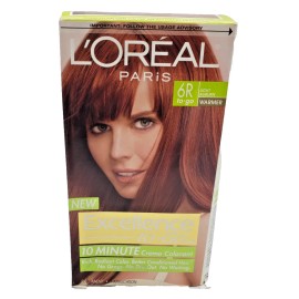 L'Oréal NEW L'OREAL Excellence TO-GO 10 MIN CREME COLORANT-6R TO-GO LIGHT AUBURN