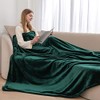 ml MassAri Limited Fleece Blanket Sofa Bed Throw 130x150 Green