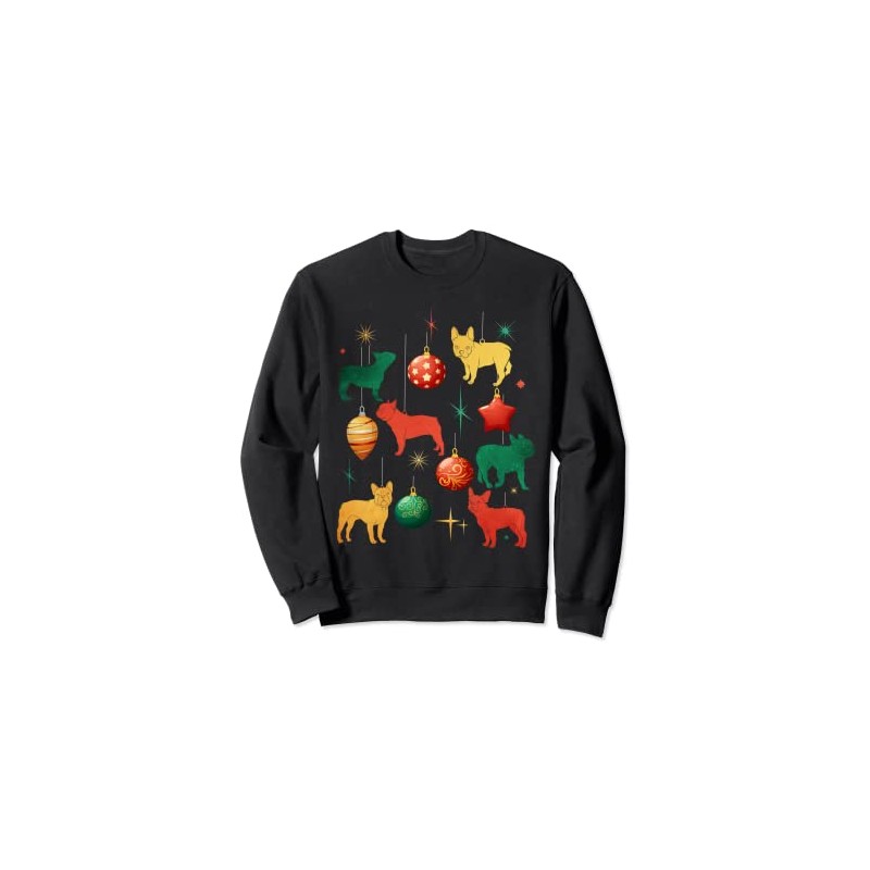 French Bulldog Retriever Christmas Tree Decoration Ornament Sweatshirt
