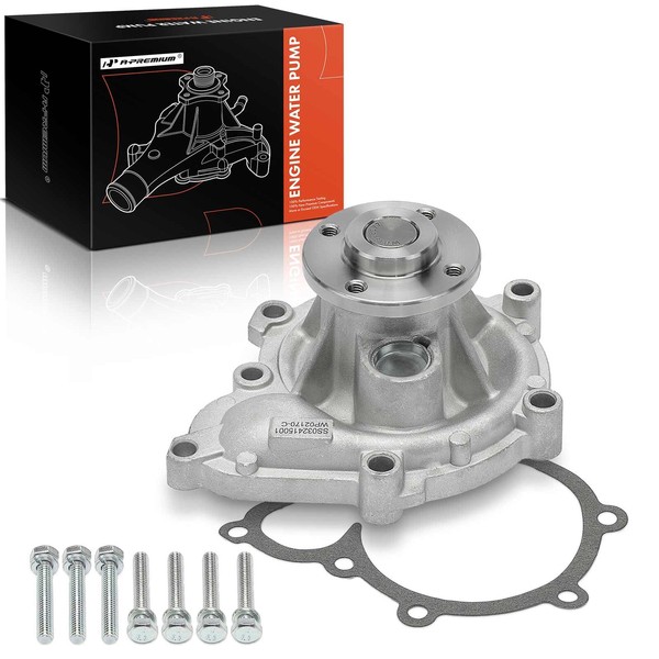 A-Premium Engine Water Pump W/Gasket Compatible with Volvo XC90 2005-2011,