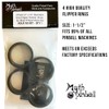 4 Pack of 1-1/2" Standard Size Flipper Rubber Rings for