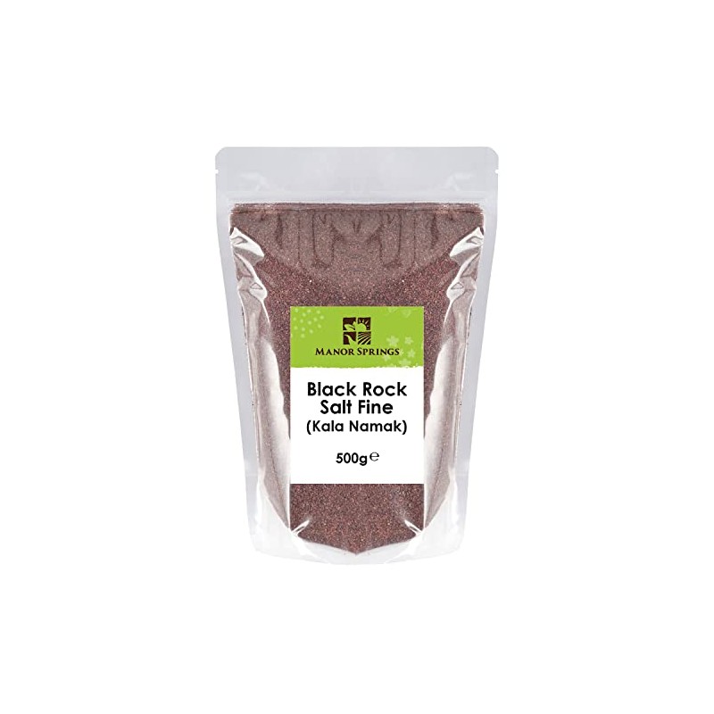 Kala Namak Fine Black Salt 500g by Manor Springs