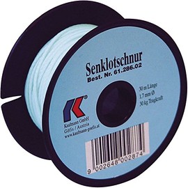 Kaufmann 61.288.02 Plumb Line Cord Polyethylene Green on Reel Diameter 1.2 mm x 7 mm Length 50 m