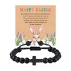 JoycuFF Easter Basket Stuffers Gift Ideas Men Beaded Bracelet Cool