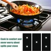 3-Piece Set of Gas Stove Guards, Easy-Clean and Reusable Stove
