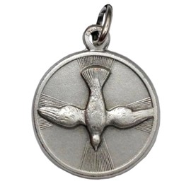 THE HOLY SPIRIT MEDAL (THE DOVE OF THE HOLY SPIRIT) - THE PATRON SAINTS MEDALS - 100% MADE IN ITALY