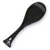 Astro 510-43 Black Rice Spoon, Made in Japan, Antibacterial, Binchotan
