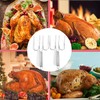 Thanksgiving Turkey & Roast Lifters, Stainless Steel Roaster Forks, Transfer