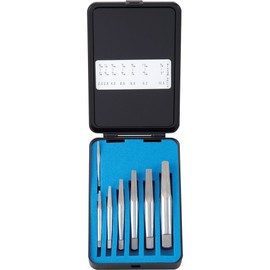 TRUSCO EXS-1830SK Extractor Set, Square Type, Set of 7, Resin Case Included