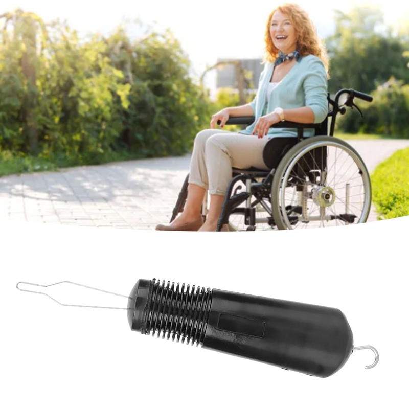 Fdit Non-Slip Stainless Steel Clothes Button Assist Comfortable Tool Zipper