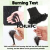 4 Inch 0.2cm Thickness Loc Extensions Real Human Hair 10