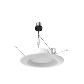 Satco S29313 5-6 Inch 9.8W LED Downlight Retrofit, Color Temperature: 3000, Finish Color: White