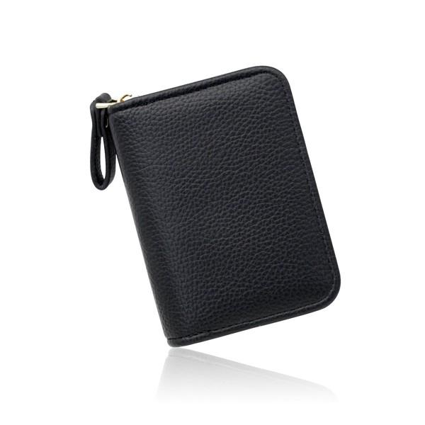 WisePoint Organ-Style Card Wallet, PU Leather Card Holder Wallet RFID