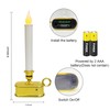 Abeja 4 Pack Christmas Candle Lights, Battery Operated Window Candle
