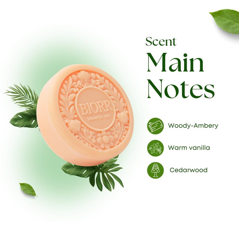 BIORR Solid Shampoo Bar Collection – Vegan, pH-Balanced, Natural &