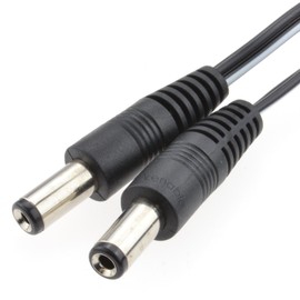 kenable 2.1mm x 5.5mm DC Connector Lead Male to Male Power Cable 2m [2 metres]