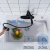 Matte Black Kitchen Faucet with Pull Down Sprayer - High