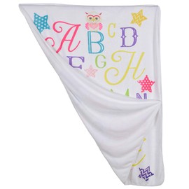 Premium Flannel Blanket - Inspirational Gift for Friends, Family - Birthday, Get Well - Comforting Super Soft Flannel Blanket (50x60 inch) - Art by Jennifer Pugh (Learn Your ABCs)