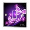 the grafix studio Flower & Butterflies Light Switch & Double