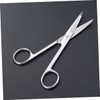 MERRYHAPY 2pcs Nose Hair Scissors Curved Eyebrow Scissors for Makeup