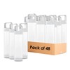 Square Water Bottle Leak Proof 25oz Set of 6 |