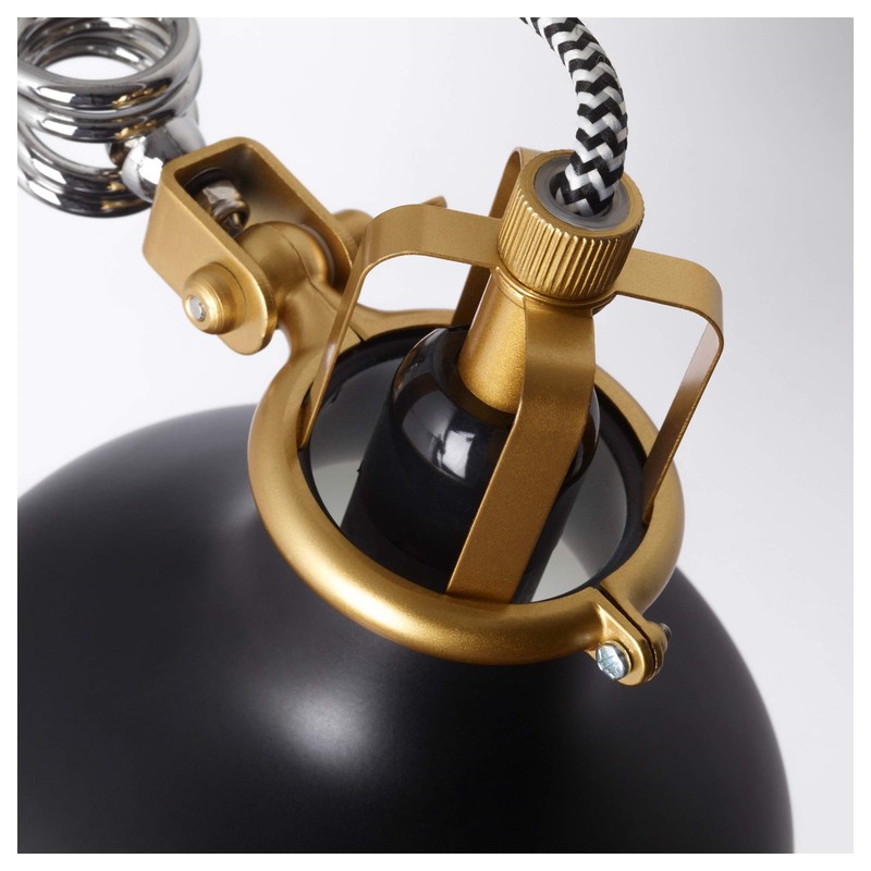 IKEA 803.314.02 Ranarp Wall/Clamp Spotlight, Black