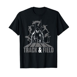 Cute Track And Field Athletics T-Shirt For Boys And Girls T-Shirt