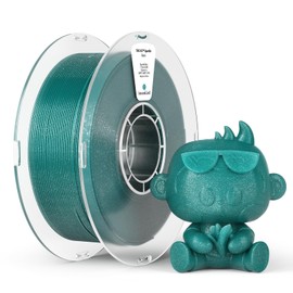 kexcelled Glitter PLA Filament 1.75mm Blue,Galaxy PLA 3D Printer Filament 1kg(2.2lbs),Sparkle Twinkling Surface Dimensional Accuracy +/- 0.03mm,Fit Most FDM Printer