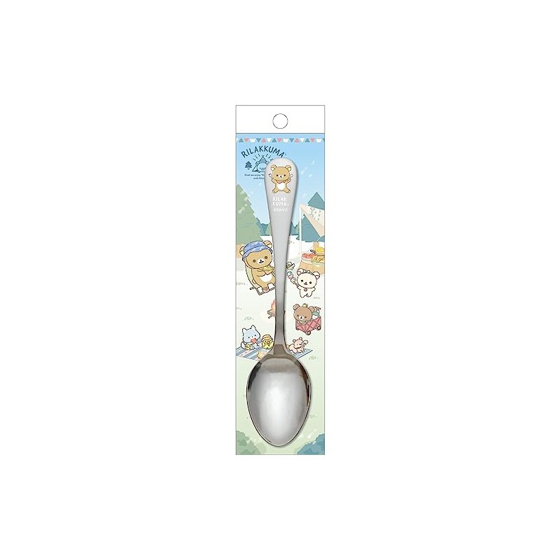 San-x Rilakkuma "Komorebi Camp" Stainless Steel Spoon KA20101 H 7.3